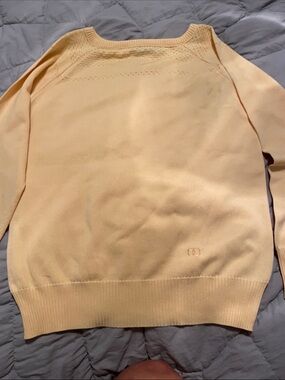 Givenchy sport butter yellow crewneck